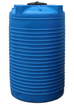 Фото бак для воды вертикальный цилиндрический синий STERH VERT 1600