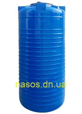 Бак пластиковый вертикальный цилиндрический синий STERН VERT 800
